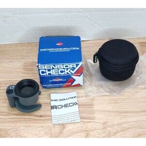 Photographic Solutions Sensor Check CCD CMOS Loupe Magnifier Open Box Paperwork